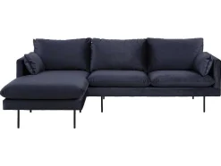 Sunny Bank 2 Personen Met Chaise Longue, Naar Links Gericht Donkerblauw.