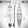 Sup Board Anubis 305 Cm - Zilver - Incl. Accessoires