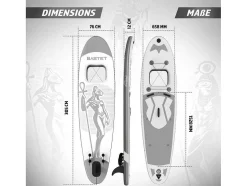 Sup Board Anubis 305 Cm - Zilver - Incl. Accessoires