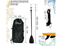 Sup Board Kraken 305 Cm - Oranje - Incl. Accessoires
