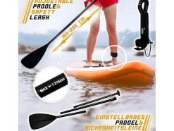 Sup Board Kraken 366 Cm - Oranje - Incl. Accessoires