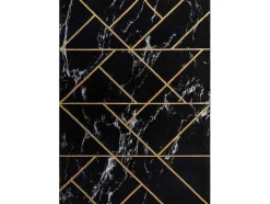 Tapijt Emerald Exclusief 2000 Glamour, Stijlvol Geometrisch, Marmer Zw 120X170 Cm