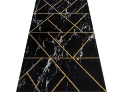 Tapijt Emerald Exclusief 2000 Glamour, Stijlvol Geometrisch, Marmer Zw 120X170 Cm