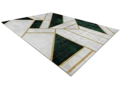 Tapijt Emerald Exclusief 1015 Glamour, Stijlvol Marmer, Geometrisch Fl 120X170 Cm