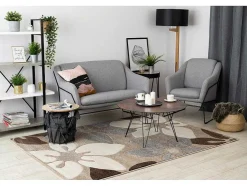 Tapijt Feel 1602/15055 Bloemen , Beige / Grijskleuring 200X290 Cm