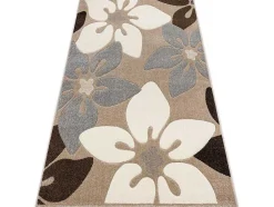 Tapijt Feel 1602/15055 Bloemen , Beige / Grijskleuring 200X290 Cm