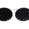 Tapijt Fluffy 2370 Cirkel, Shaggy Stippen Antraciet / Wit Cercle 160 Cm
