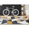 Tapijt Geometrisch Scandinavische Stijl Geomie - Polypropyleen - 120 X 170 Cm - Geel, Grijs En Blauw