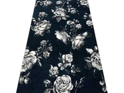 Tapijt Gnab 60642734 Bloemen , Rozekleuringe Blauw / Wit 140X200 Cm