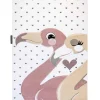Tapijt Petit Flamingos Flamingo'S Hartjes Creme 80X150 Cm