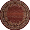 Tapijt Polonia Rond Baron Bordeaux Cercle 200 Cm