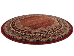 Tapijt Polonia Rond Baron Bordeaux Cercle 200 Cm
