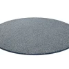 Tapijt Rond Excellence Blauw 897, Glad, Melange Cercle 200 Cm