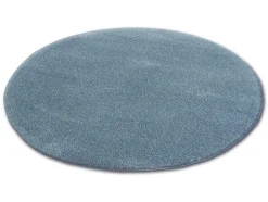 Tapijt Rond Shaggy Micro Grijskleuring Cercle 100 Cm