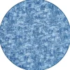 Tapijt Rond Solid Blauw 70 Beton Cercle 150 Cm