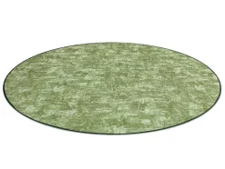 Tapijt Rond Solid Groen 20 Beton Cercle 100 Cm