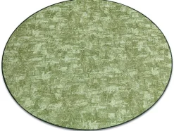 Tapijt Rond Solid Groen 20 Beton Cercle 170 Cm