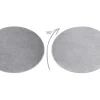 Tapijt Softy Cirkel Uniform, Enkele Kleur Grijs Cercle 200 Cm