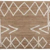 Tapijt Van Handgeweven Jute En Katoen - 160 X 230 Cm - Naturelkleurig En Wit - Garland