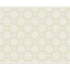 Tapijt Van Vinyl Met Cementtegeleffect - 120 X 180 Cm - Beige En Wit - Majesti