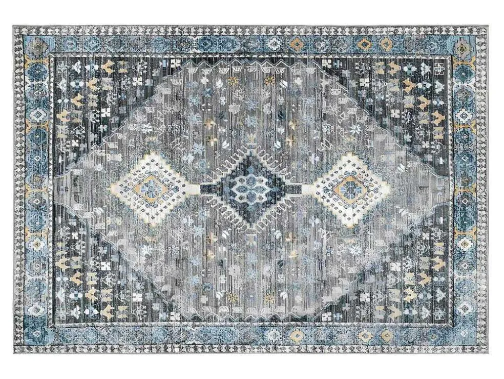 Tapijt Vintage Orientaalse Stijl Clossy - Polypropyleen - 160 X 230 Cm - Grijs