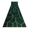 Tapijtloper Emerald Exclusief 1016 Glamour, Stijlvol Art Deco, Marmer 80X120 Cm