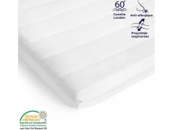 Topmatras 100X190 Cm Met Stevige Ondersteuning - Afneembare En Wasbare Hoes Voor Optimale Hygiene