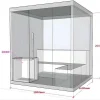 Traditionele Finse Sauna 4/5 Persoons Kolding - 180 X 160 X 200 Cm