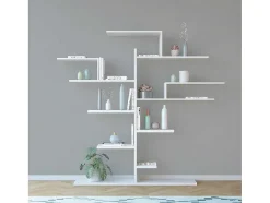 Tree Boekenkast, Wit, 180X25X161 Cm, Epikasa