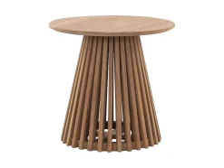 Tuinbijzettafel Van Teakhout D50 Cm - Licht Naturel - Triani