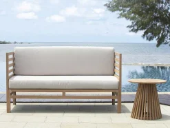Tuinbijzettafel Van Teakhout D50 Cm - Licht Naturel - Triani