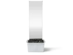 Tuinfontein Golf Van Roestvrij Staal - H130 Cm - Zilverkleurig - Hoki