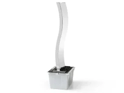 Tuinfontein Golf Van Roestvrij Staal - H130 Cm - Zilverkleurig - Hoki