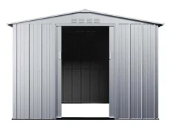 Tuinhuis Van 6,71 M In Grijs, Gegalvaniseerd Staal Linus