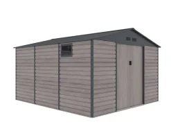 Tuinhuis Van Gegalvaniseerd Staal Met Grijs Houteffect 13,12 M - Adelmo