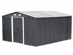 Tuinhuis Van Grijs Gegalvaniseerd Staal Manso - 12,5M