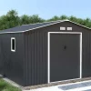 Tuinhuisje Van Grijs Gegalvaniseerd Staal Archer - 12,99 M
