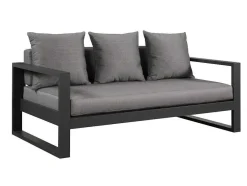 Tuinsalon Molokai In Aluminiun: Driezitsbank, 2 Fauteuils, Salontafel