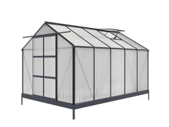 Tuinserre Corolle Ii 9 M Van Polycarbonaat - Antraciet