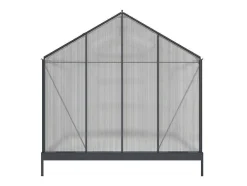 Tuinserre Van Polycarbonaat Anissa Met Basis - 5,9 M - Antraciet