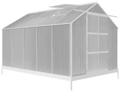 Tuinserre Van Polycarbonaat 9 M Corolle Ii - Aluminium
