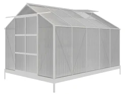 Tuinserre Van Polycarbonaat 9 M Corolle Ii - Aluminium