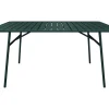 Tuintafel L160 Cm In Metaal - Dennengroen - Mirmande Van Mylia