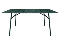 Tuintafel L160 Cm In Metaal - Dennengroen - Mirmande Van Mylia