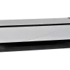 Tv-Meubel 1 Lade En 1 Vak - Met Led-Verlichting - Antraciet En Wit Gelakt - Ludmila
