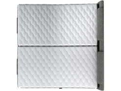 Tweepersoons Boxspring Met Elektrische Bedbodem + Matras En Dekmatras Castel Palacio - 2X90X200Cm - Lichtgrijze Stof