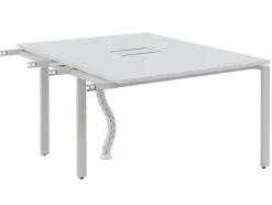 Uitbreiding Voor Bureau Bank 2 Personen - Wit - L120 Cm - Downtown