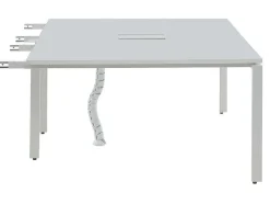 Uitbreiding Voor Bureau Bank 2 Personen - Wit - L140 Cm - Downtown