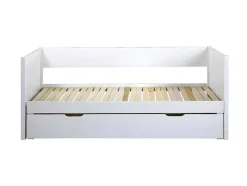 Uitschuifbed Met Opbergruimte - 90 X 190 Of 174 X 190 Cm - Wit - Alfiero