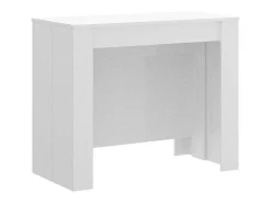 Uittrekbare Sidetabletafel Onega - 10 Personen - 4 Verlengstukken - Kleur: Wit